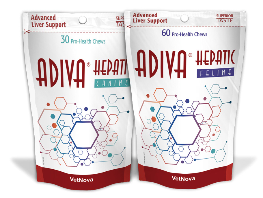 Adiva Hepatic Canine y Adiva Hepatic Feline